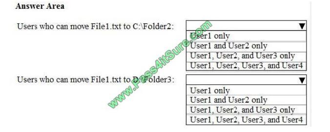 Pass4itsure MD-100 exam questions-q12-3