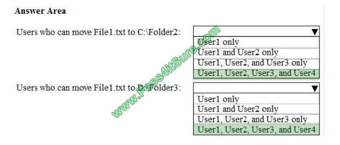 Pass4itsure MD-100 exam questions-q12-4