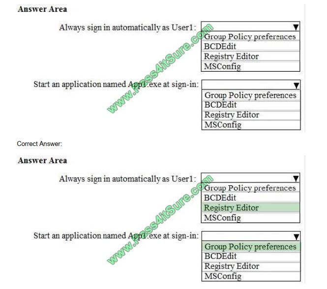 Pass4itsure MD-100 exam questions-q6